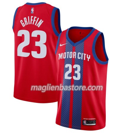 Maglia NBA Detroit Pistons Blake Griffin 23 Nike 2019-20 City Edition Swingman - Uomo
